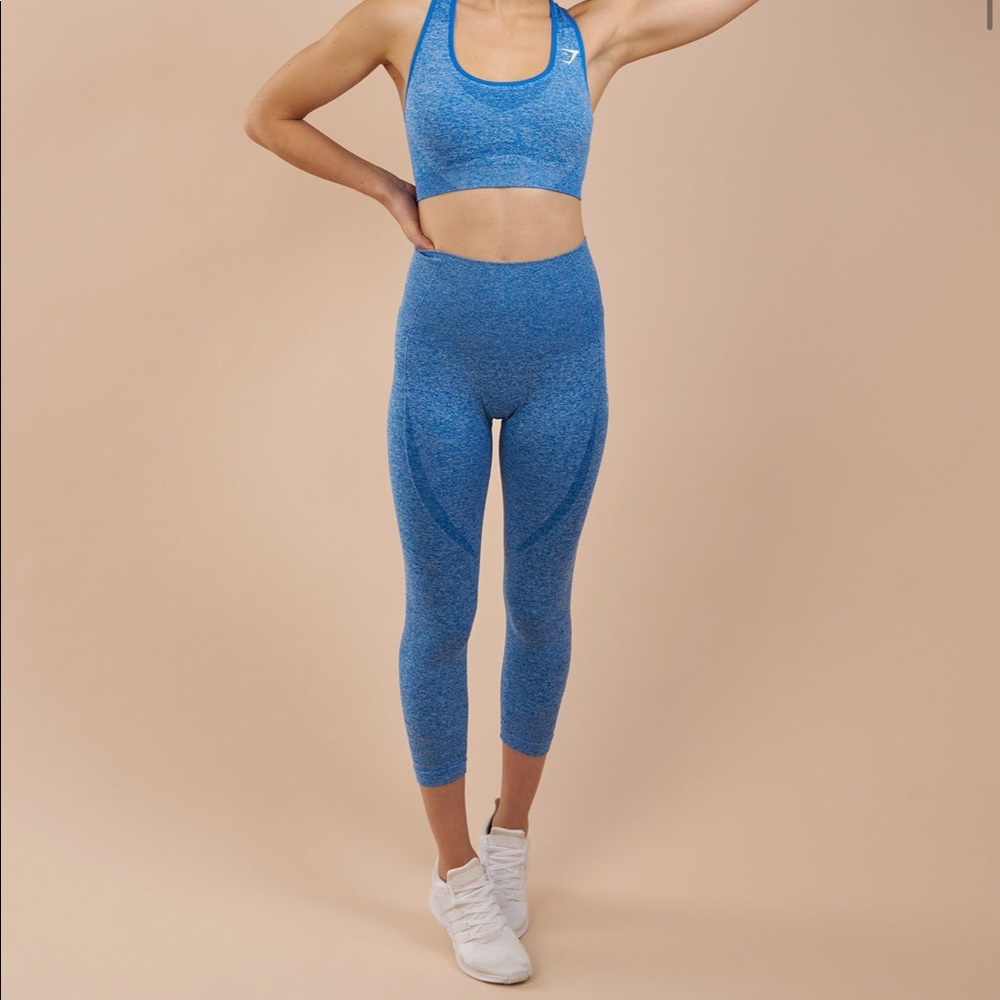 Gymshark High Waisted Seamless Cropped Leggings M